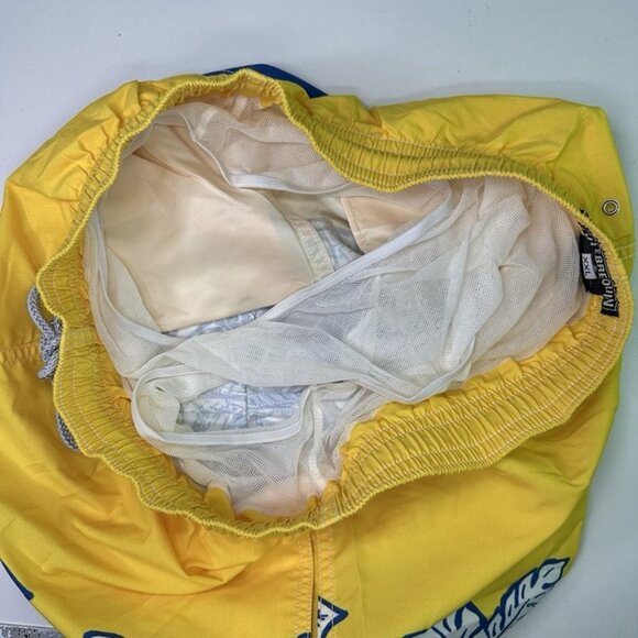 Vilebrequin Turtle Swimming Shorts Blue Yellow Floral XXL - Picture 7 of 9